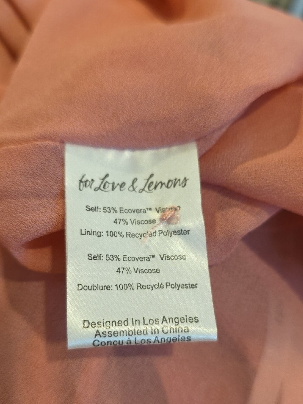 NWT $319 FOR LOVE AND LEMONS JEWEL SATIN MAXI DRESS IN PINK #2 SIZE S - Picture 11 of 11